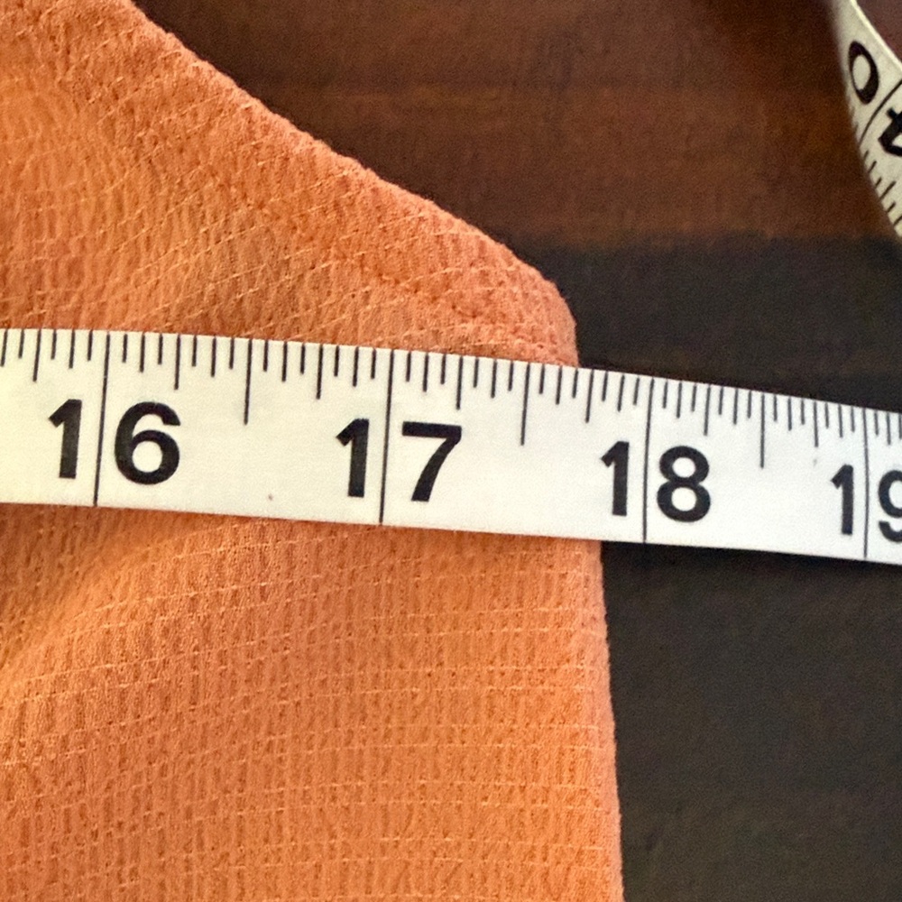 Sweet Wanderer Peach Lace Detail Top - Picture 9 of 10